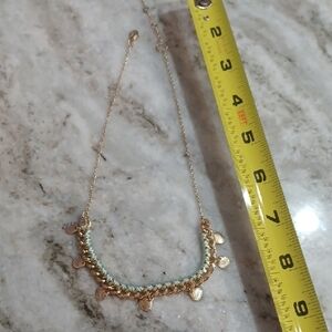 Elegant Gold and Green Necklace